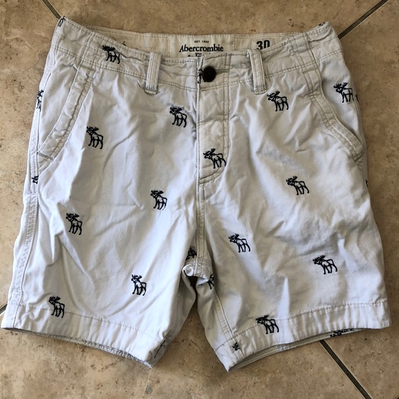 Abercrombie & Fitch Other - Abercrombie & Fitch moose embroidered shorts - NWOT!